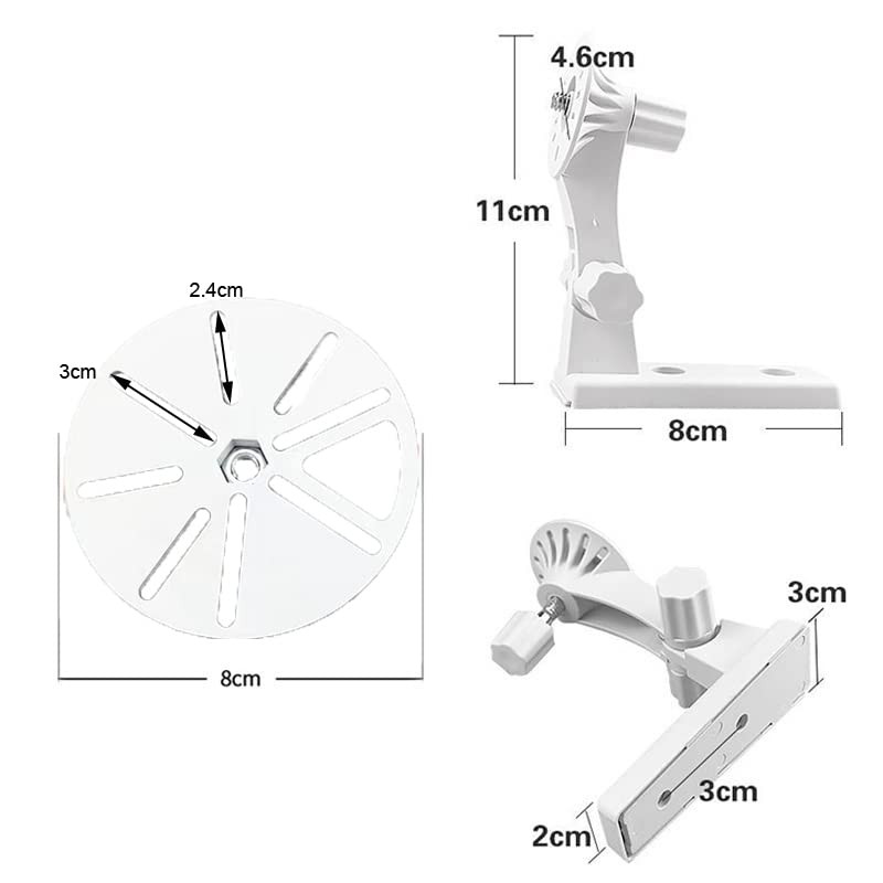 ThtRht 2 Pack Dome Camera Wall Mount L-Type Stand Cam Bracket Ceiling...