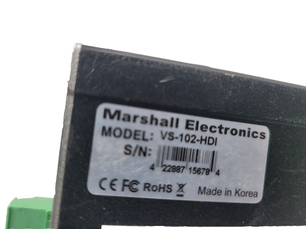 Lot of 2 Marshall Electronics VS-102-HDI HD/SD Video Server Encoder / Decoder