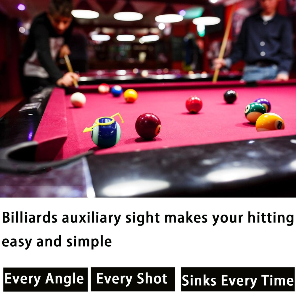 4Pack Billiards Aiming Trainer Billiards Accessories, Training aids