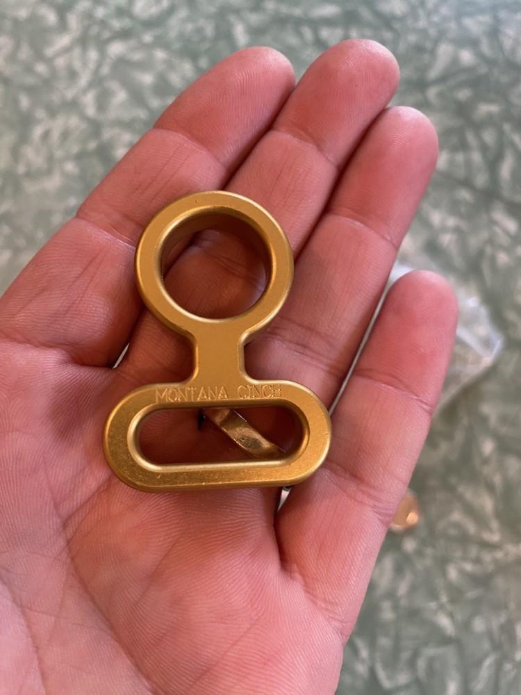 Lot of Three Different Sized Tether Couplers For Rock Climbing/Ropework