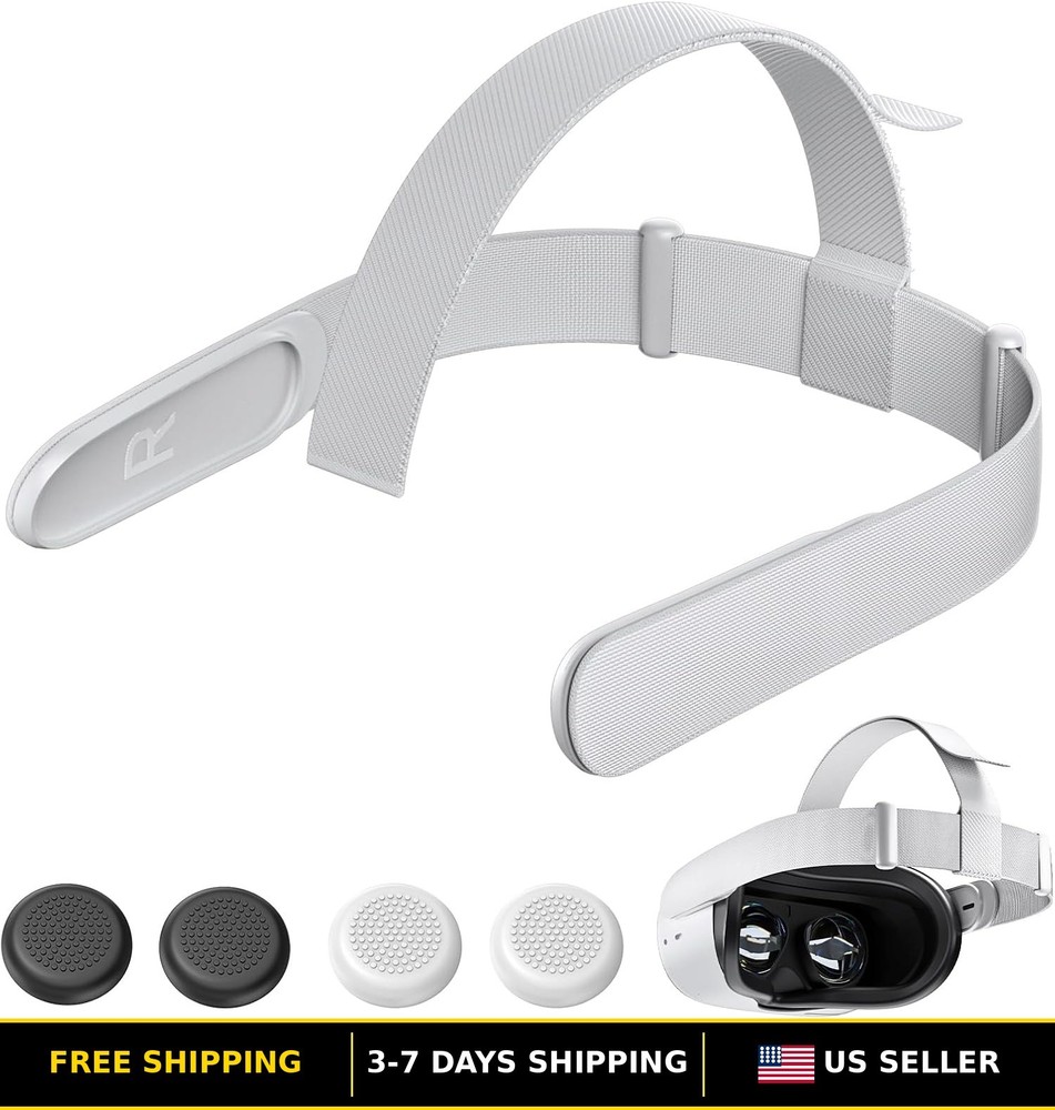 Adjustable Lightweight Head Strap for Quest 2 VR Headset Accessories