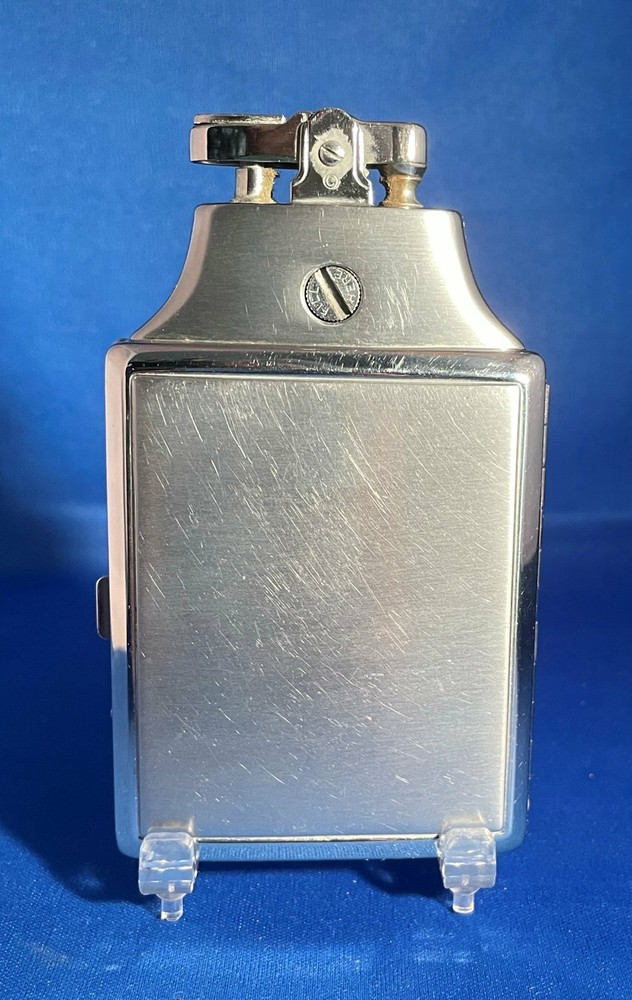 VINTAGE RONSON MASTERCASE COMBO CIGARETTE LIGHTER & CASE ART DECO STYLE SHARP!