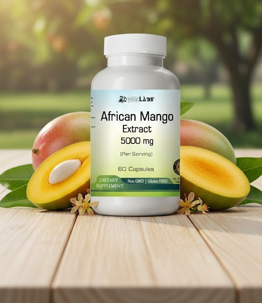 African Mango Extract Capsules 5000mg Serving - High Strength.