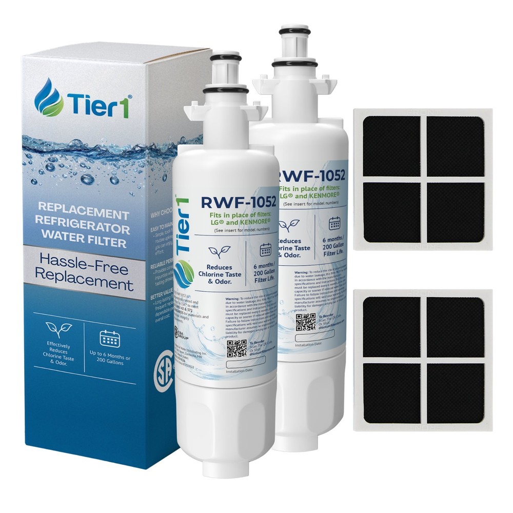 Fits LG LT700P & LT120F Comparable Refrigerator Water & Air Filter Comb