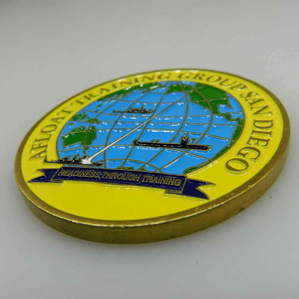 AFLOAT TRAINING GROUP SANDIEGO CHALLENGE COIN