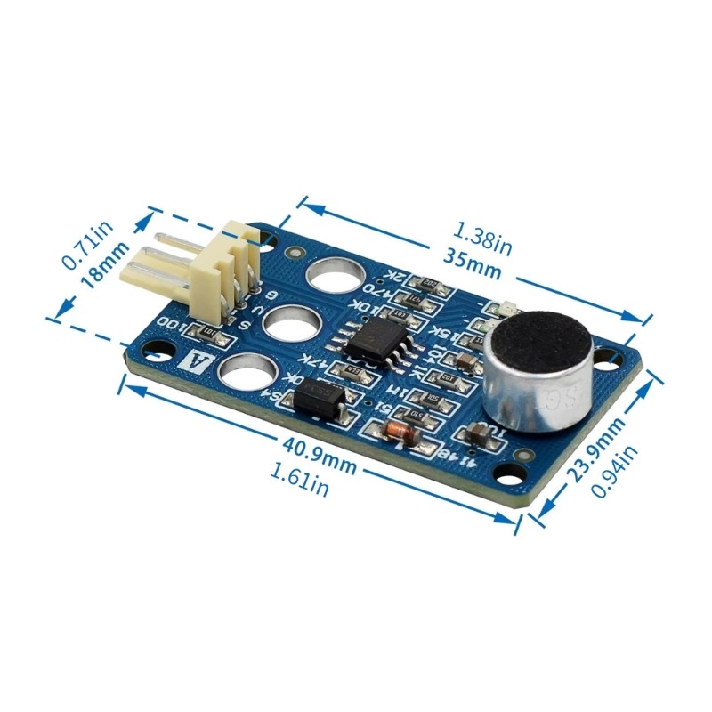 Analog Decibel Detection Module Noise Sound Control Sensory Microphone Module