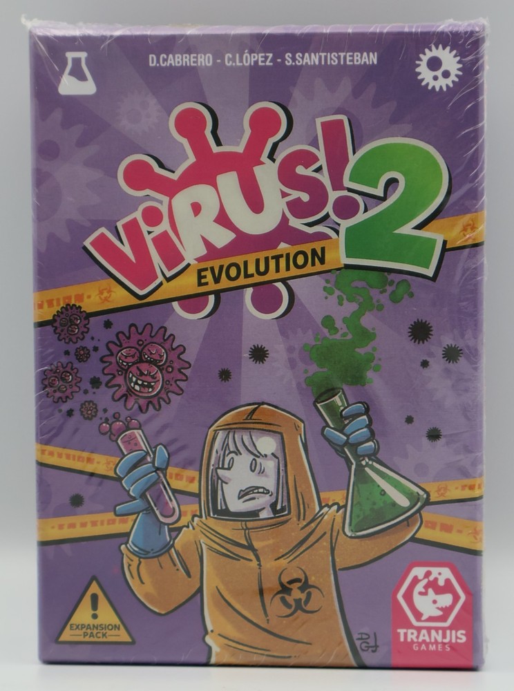 Virus! 2 EVOLUTION Expansion Pack Card Game (Spanish, Catalan, Basque) - NEW