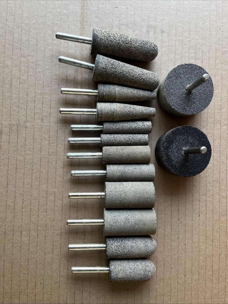 14 Pcs Various Shapes Abrasive Grinding Stone Rotary.