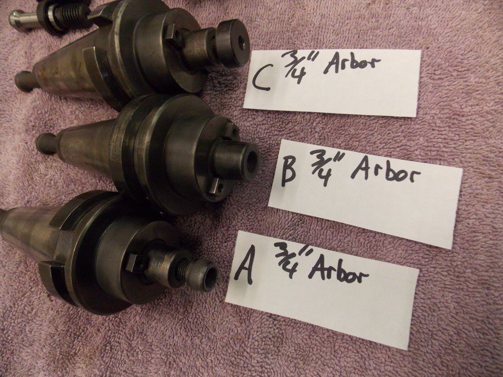 Command BT40 Shell Face Mill Tool Holder Stud 3/4" 1" or 1-1/4" Arbor Size Cat40