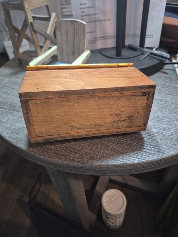 Adjustable Wearable Binoculars Unmarked with Wood Case