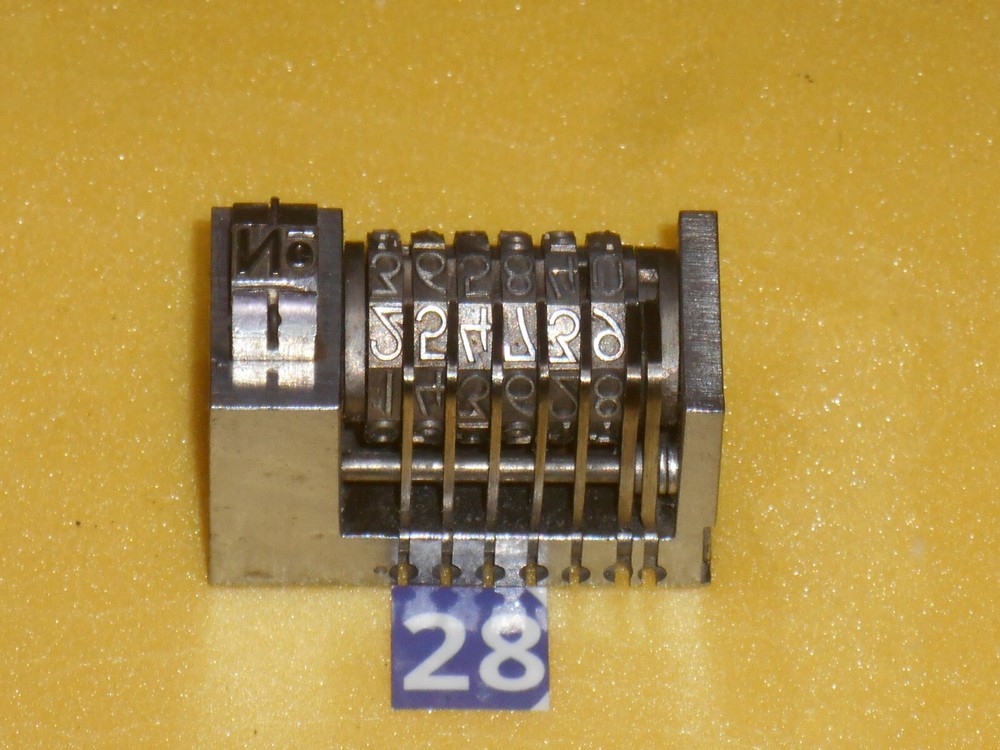 KEY | letterpress numbering machine | 28