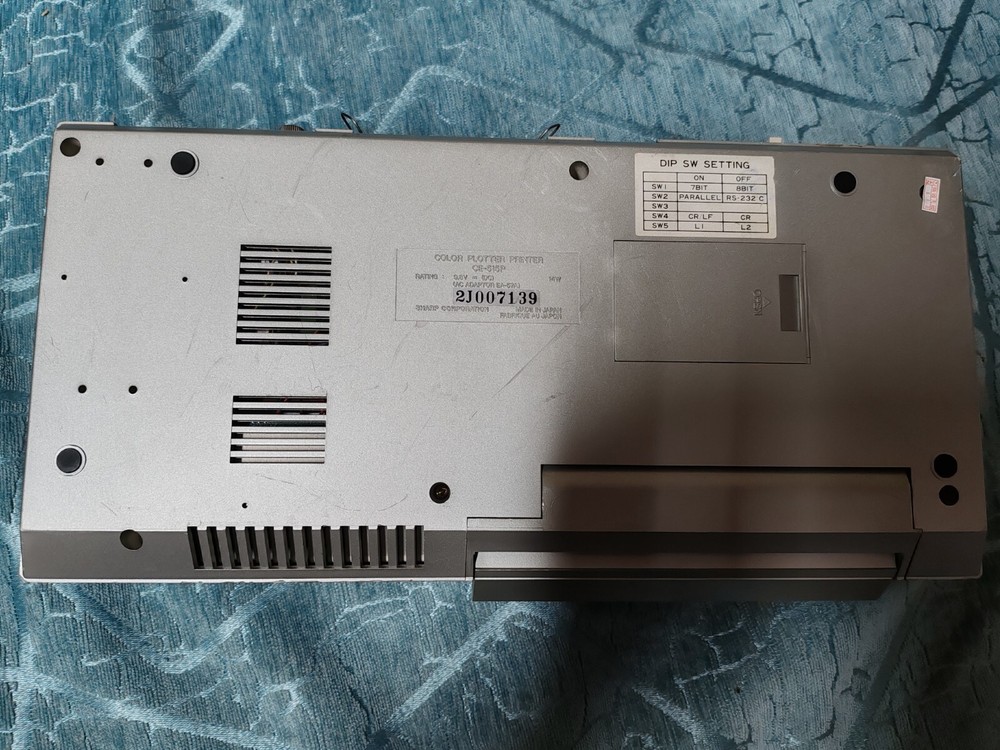 Vintage SHARP CE-515P plotter working with 4 pens Sold as part