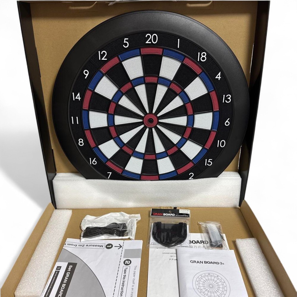 GRAN BOARD 3s LED Bluetooth Dartboard(Blue)