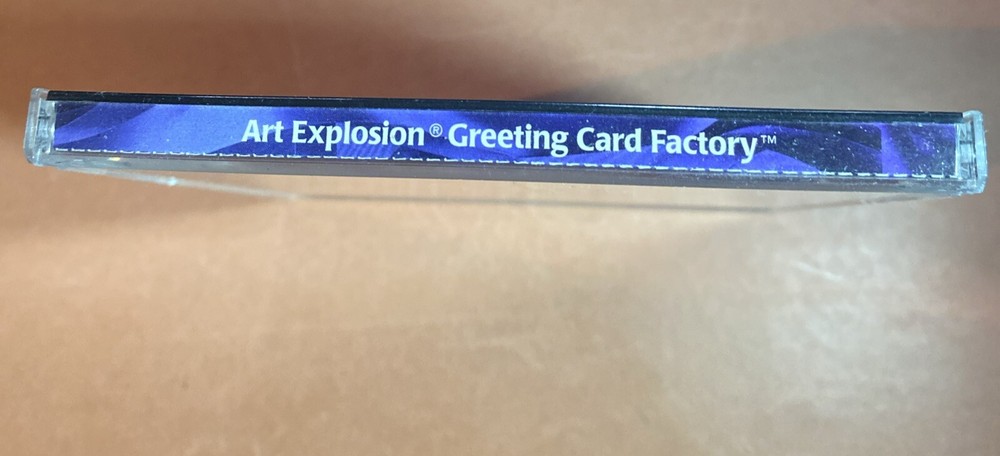 2 CD Art Explosion Greeting Card Factory 2000 PC Computer Nova Develop. Software