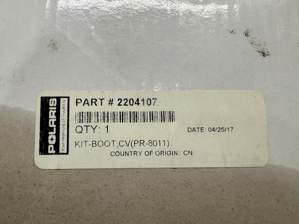 POLARIS CV BOOT KIT 2204107 S037D