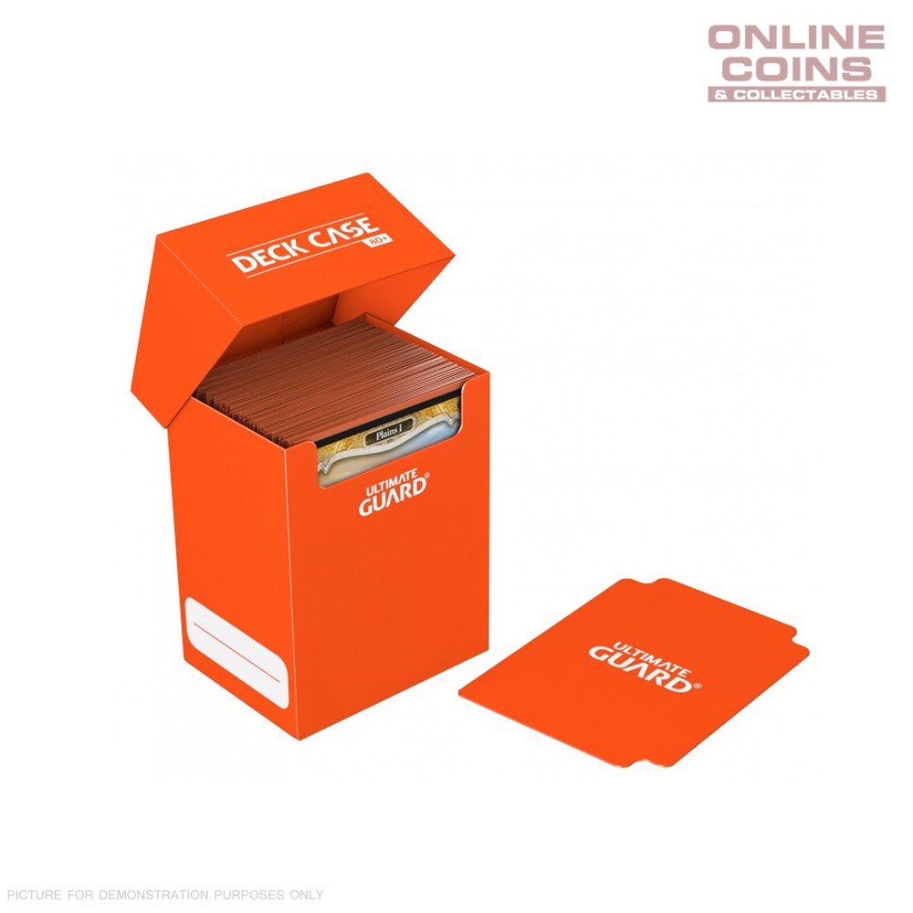 Deck Box Ultimate Guard Deck Case 80+ Standard Size ORANGE