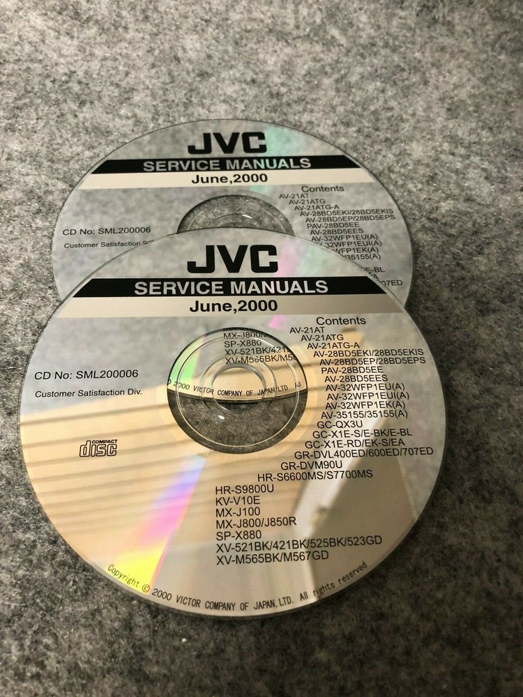 JVC CD Service Manuals