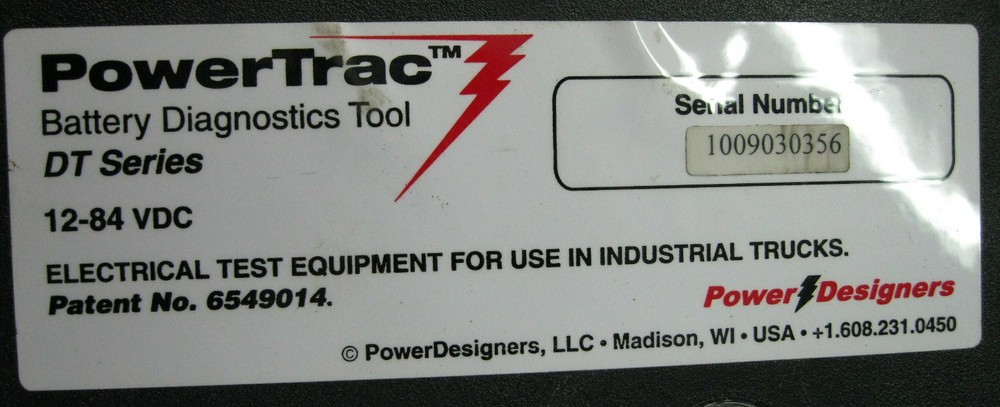 Powertrac DT Series Battery Diagnostics Tool