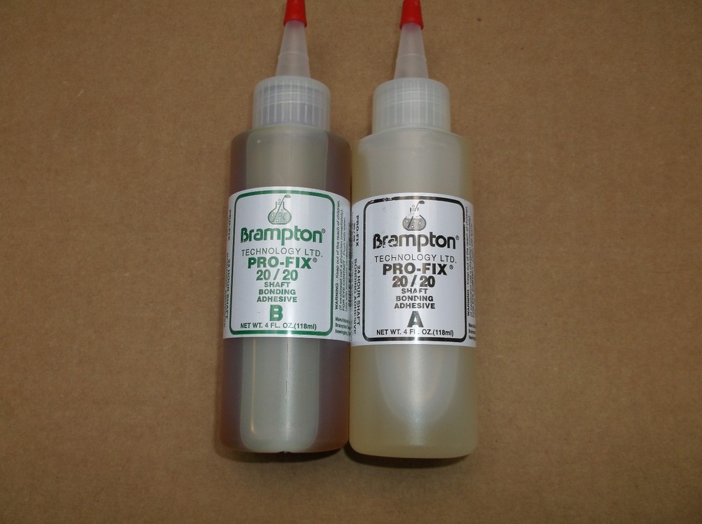 20/20 Pro Fix 8oz Kit Golf Adhesive Long Cure, Brampton Technology 2/4oz Bottle