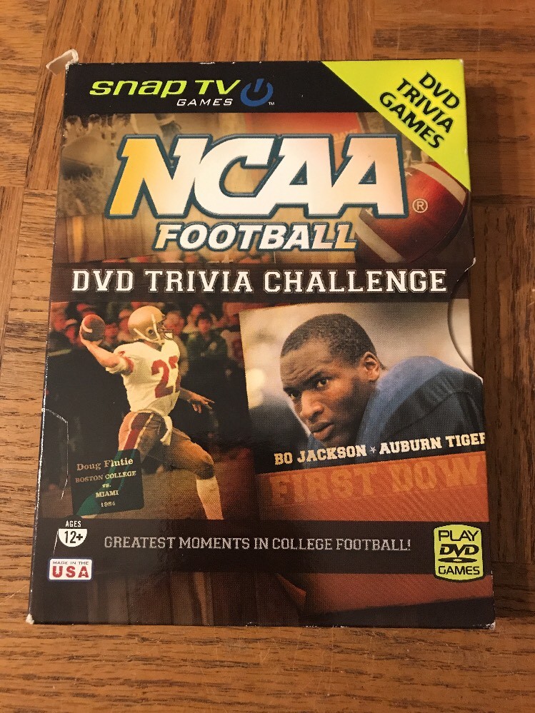 NCAA Football Dvd Trivia Challenge