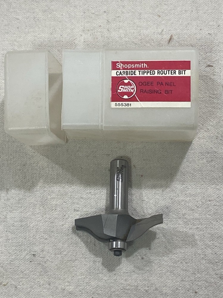 Shopsmith Mark V Carbide Tipped Router Bit Ogee Panel Raising Bit