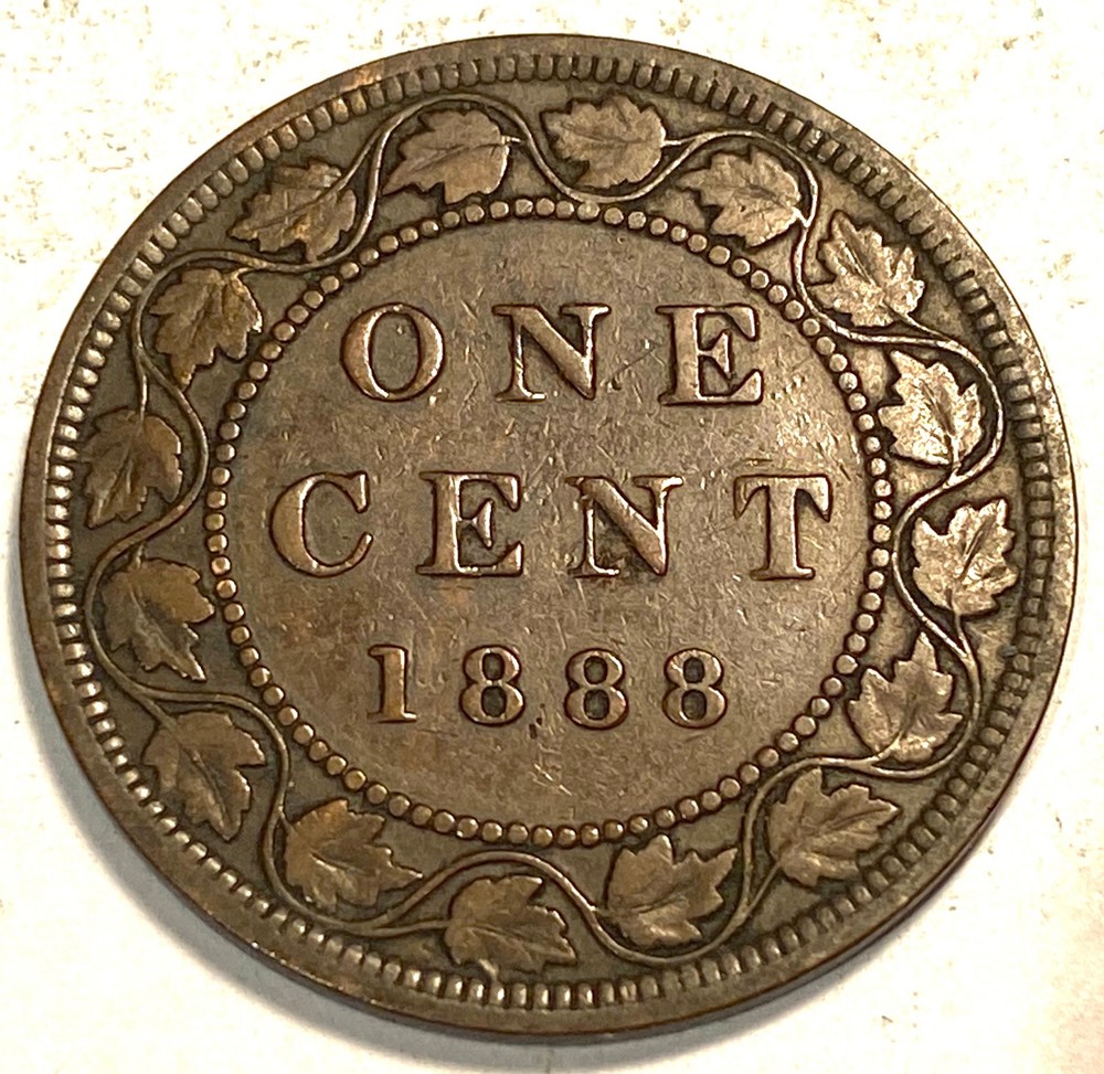 1888 Canada Large Cent Higher Grade #2