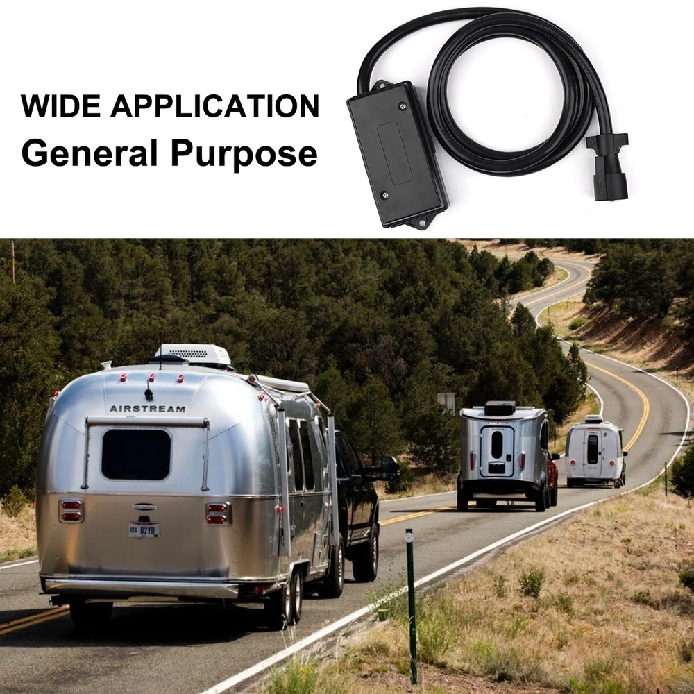 4ft 8ft Trailer Cord 7 Way Plug 7-Pole Inline Junction Box Wiring Harness Kit