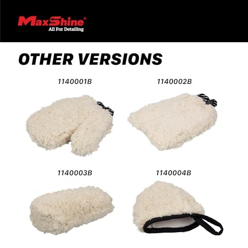Universal-Pack Professional Microfiber Wash Mitts – Finger Wheel Mitt & 2