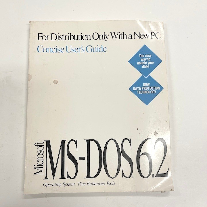 1993 Concise User's Guide for Microsoft MS-DOS 6.2