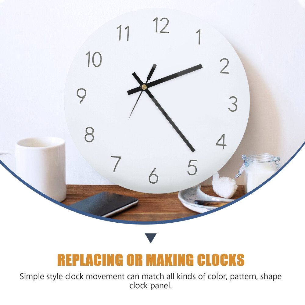 1 Set Wall Clock Movement Clock Hands And Battery Powered Replacement Motor