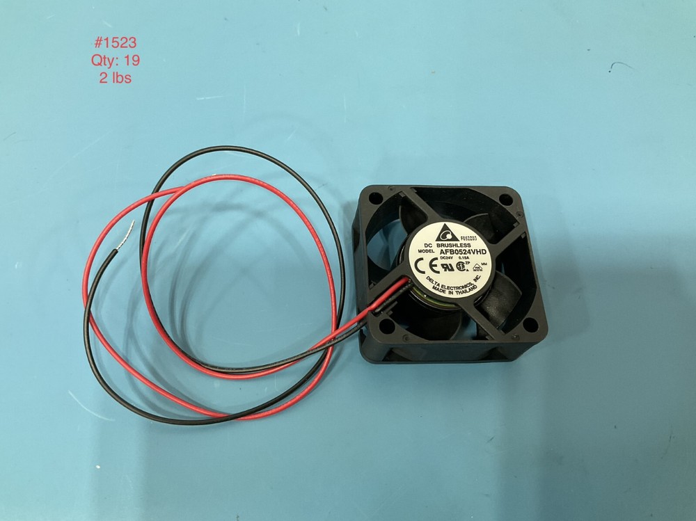 Delta Electronics AFB0524VHD , DC Brush-less 24VDC .15A