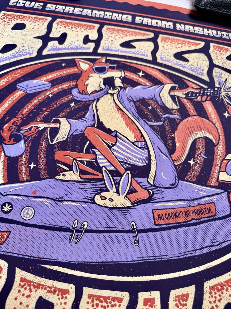 BILLY STRINGS 2020 STREAMING STRINGS VARIANT TOUR POSTER LE X/1130 MINT 🔥