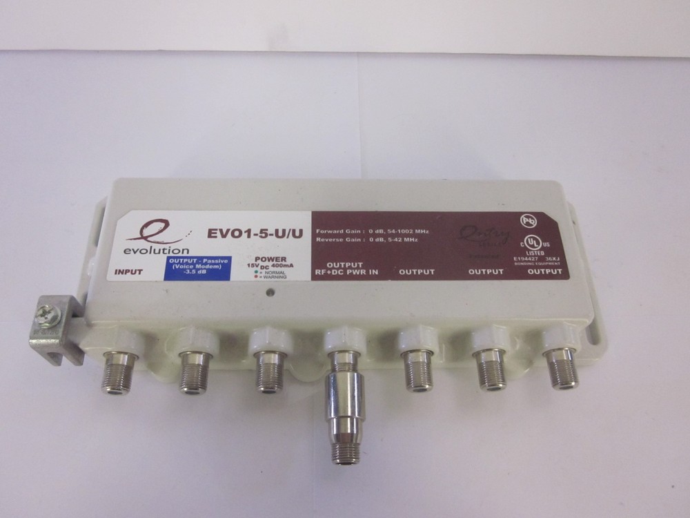 Evolution EVO1-5-U/U Amplifier Signal Splitter - No Power Adapter EUC