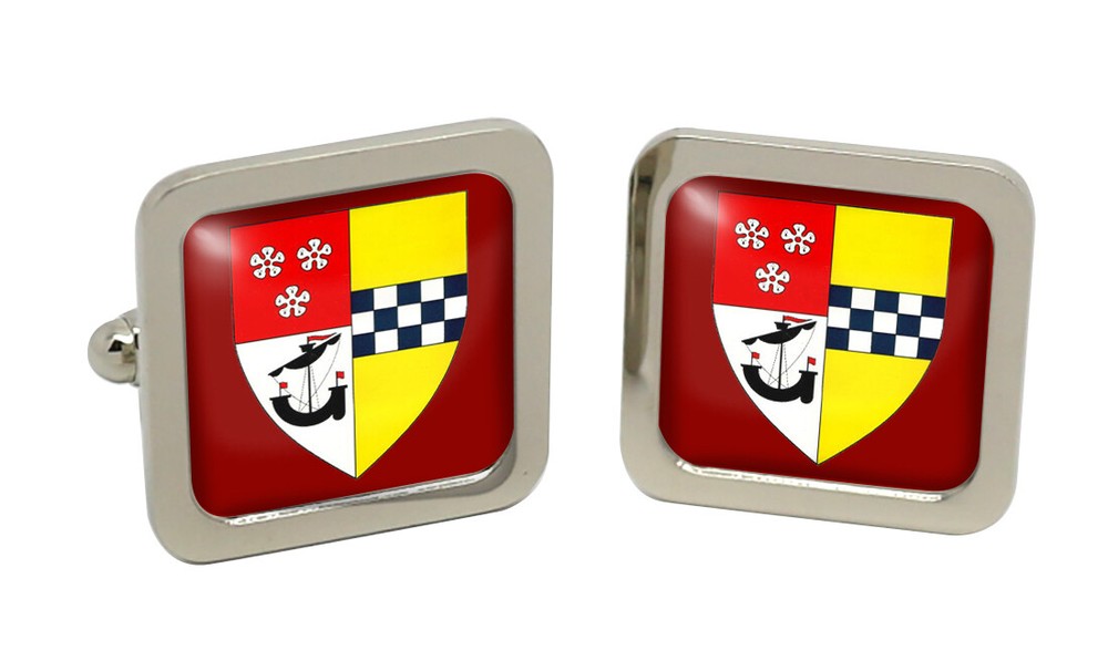 Buteshire (Scotland) Square Cufflink in Chrome Box