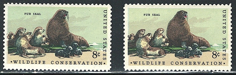 Mint US Errors (left one Color Shifted right one regular)Stamp,Scott# 1464,(MNH)