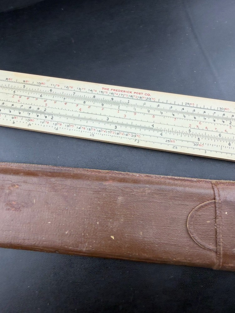 Post Slide Rule 1462 Frederick Post