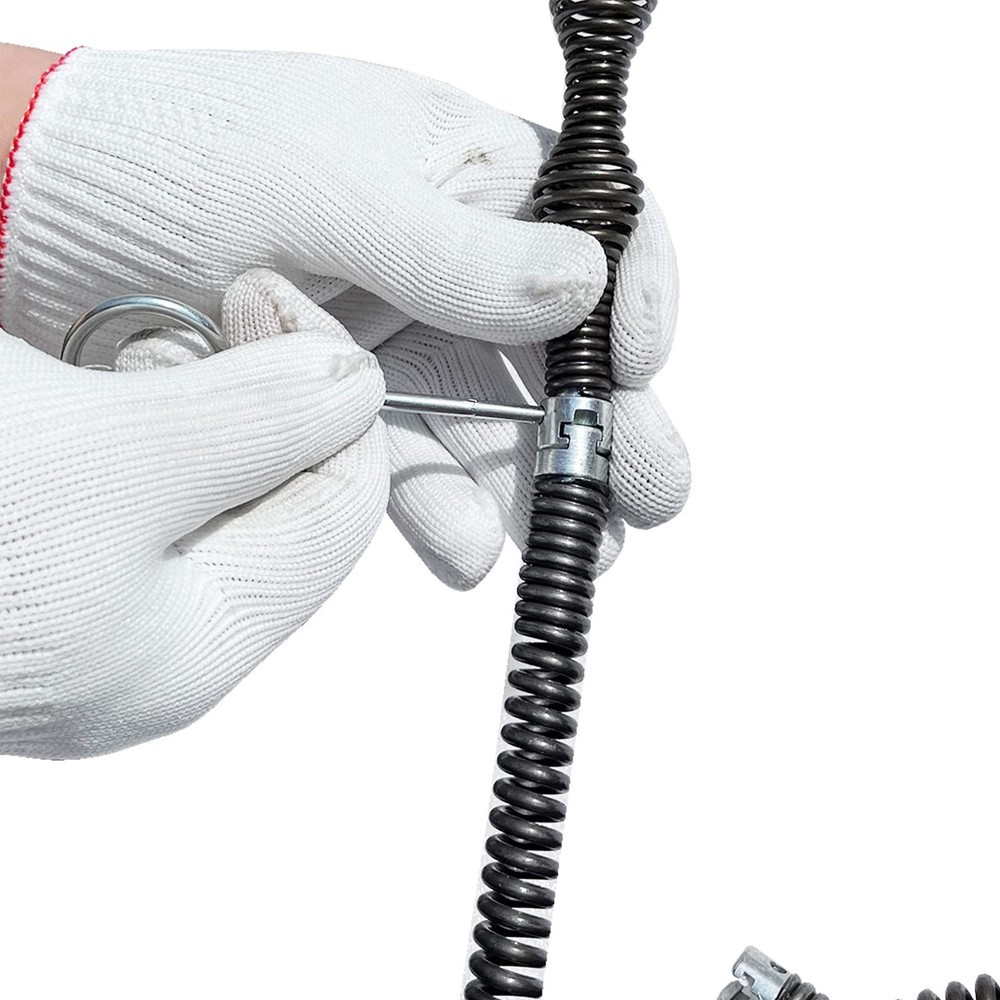 Electric Drain Cleaner Machine Auto Feed 20-100mm Pipe Sewer Dredge Tool Kit