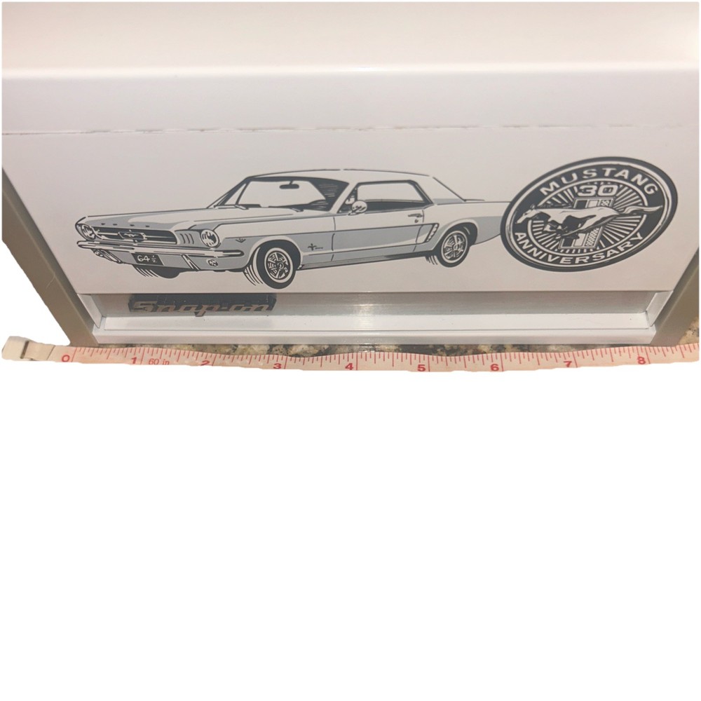 Snap-on Mini Micro Tool Box - Top Chest - Mustang 30th Anniversary White 923 M35