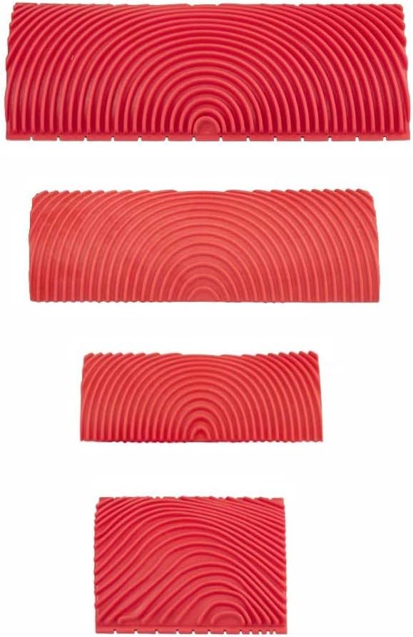 4 Piece Wood Graining,Tools Rubber Graining Tools, DIY 4 Grainers