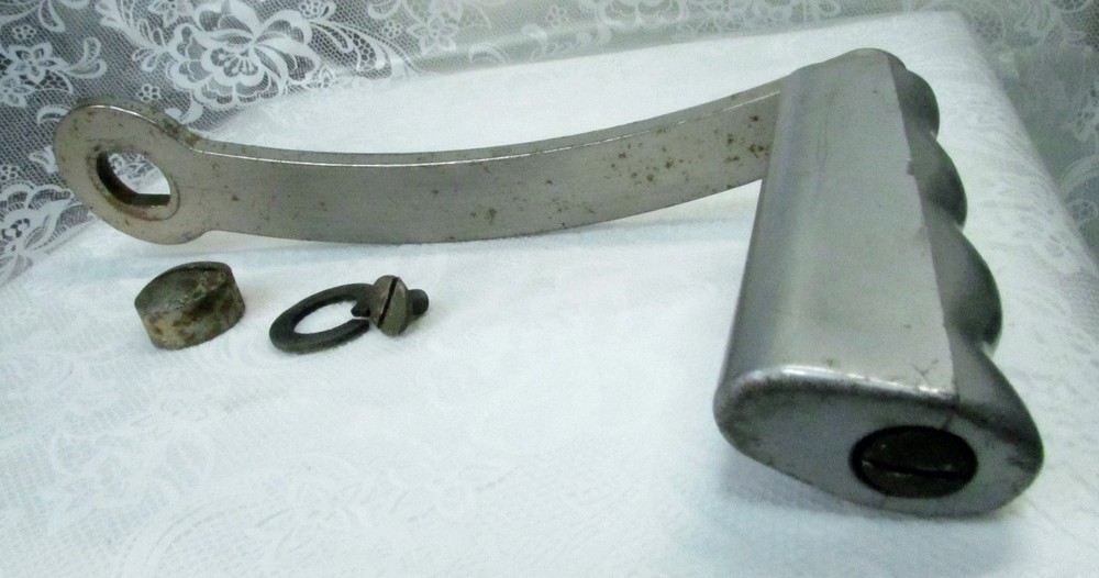 Vintage Paymaster Series S-550 ADDING MACHINE Check Writer CRANK HANDLE Lever