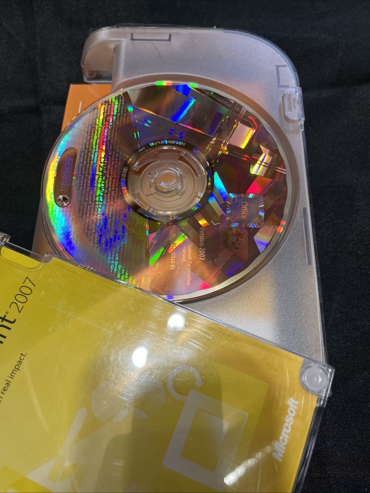 Microsoft Office PowerPoint 2007 For Windows CD/DVD Media License (1 Use Left)