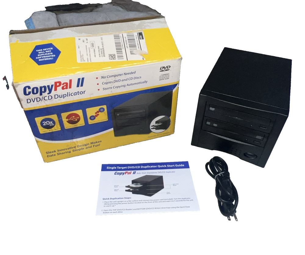 CopyPal II Auto Start Standalone DVD/CD Duplicator Copier Machine Burner NICE!!