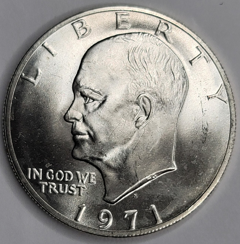 1971 S EISENHOWER 40% SILVER DOLLAR UNCIRCULATED