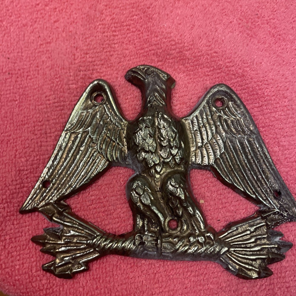 Vintage Gold Brass Eagle With Arrows Home Decor