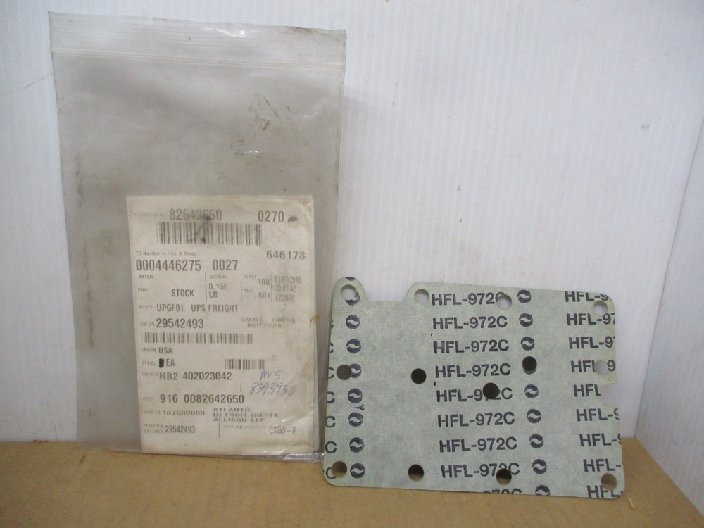 Allison 29542493 Gaskets