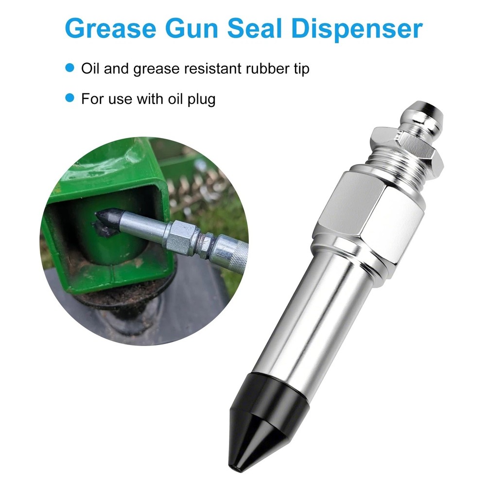 7X Grease Gun Accessory Tool Kit Needle Nozzle Adapter Coupler Tip Dispenser