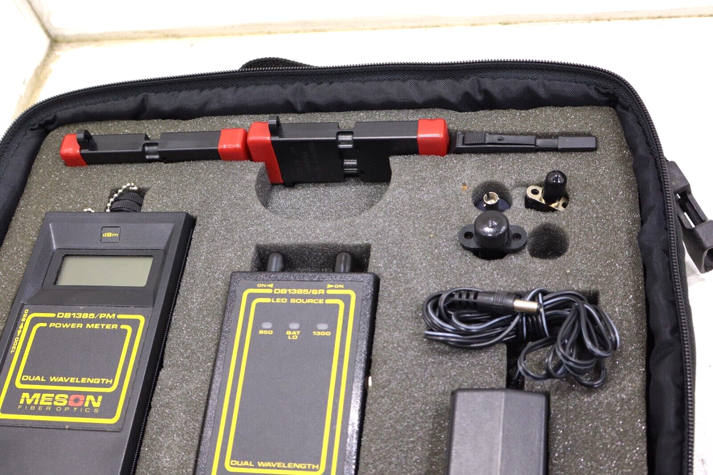 Meson Fiber Optics Power Meter & Source Testing Kit