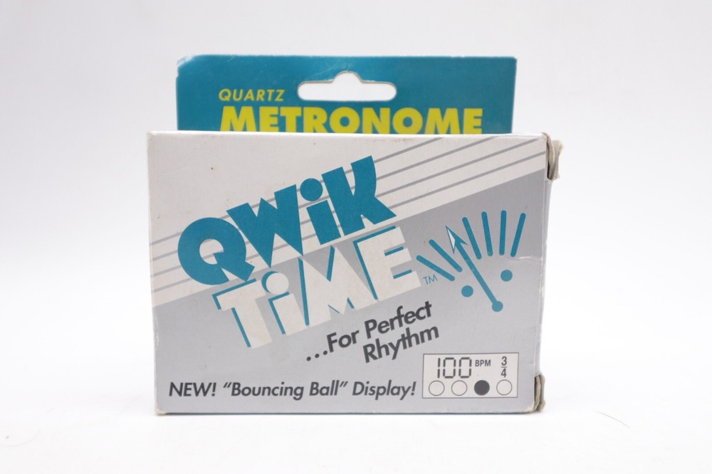 QUARTZ QWIK TIME METRONOME BOUNCING BALL DISPLAY