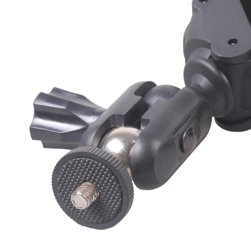 Twist Sphere Head Grip Link 1/4 Inch External Thread For Panel Light Stand