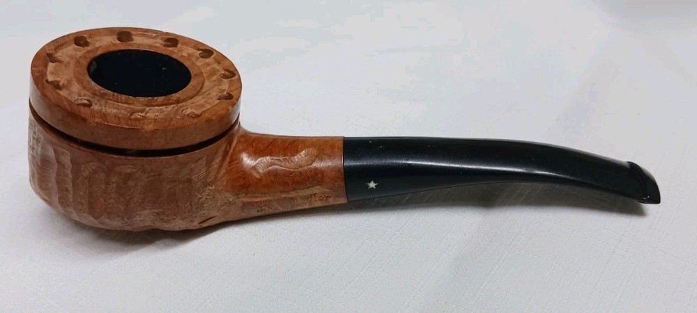 New The Doodler Medium Pot Briar Pipe Rough Surface